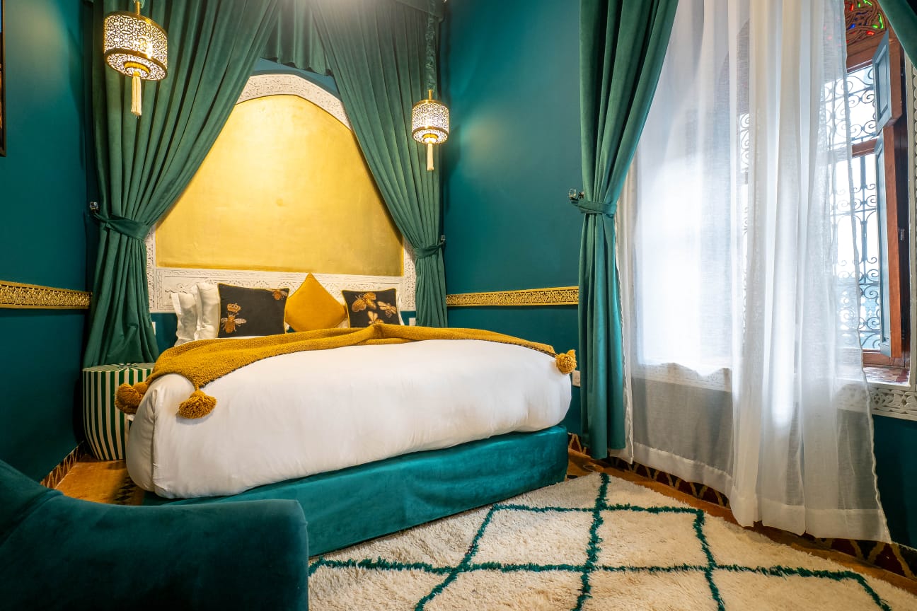 Dunes Suite interior, Riad Dar Alhambra