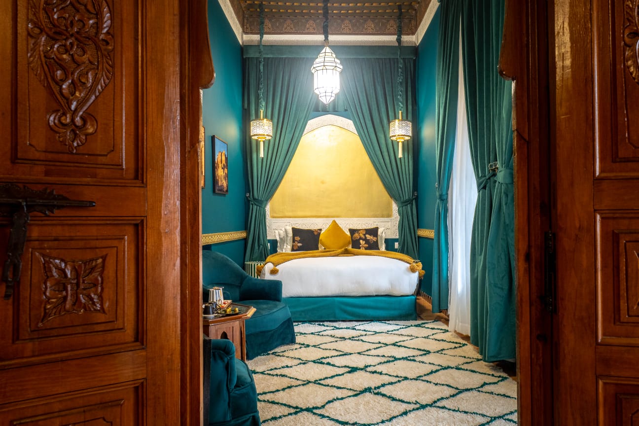 Dunes Suite interior, Riad Dar Alhambra