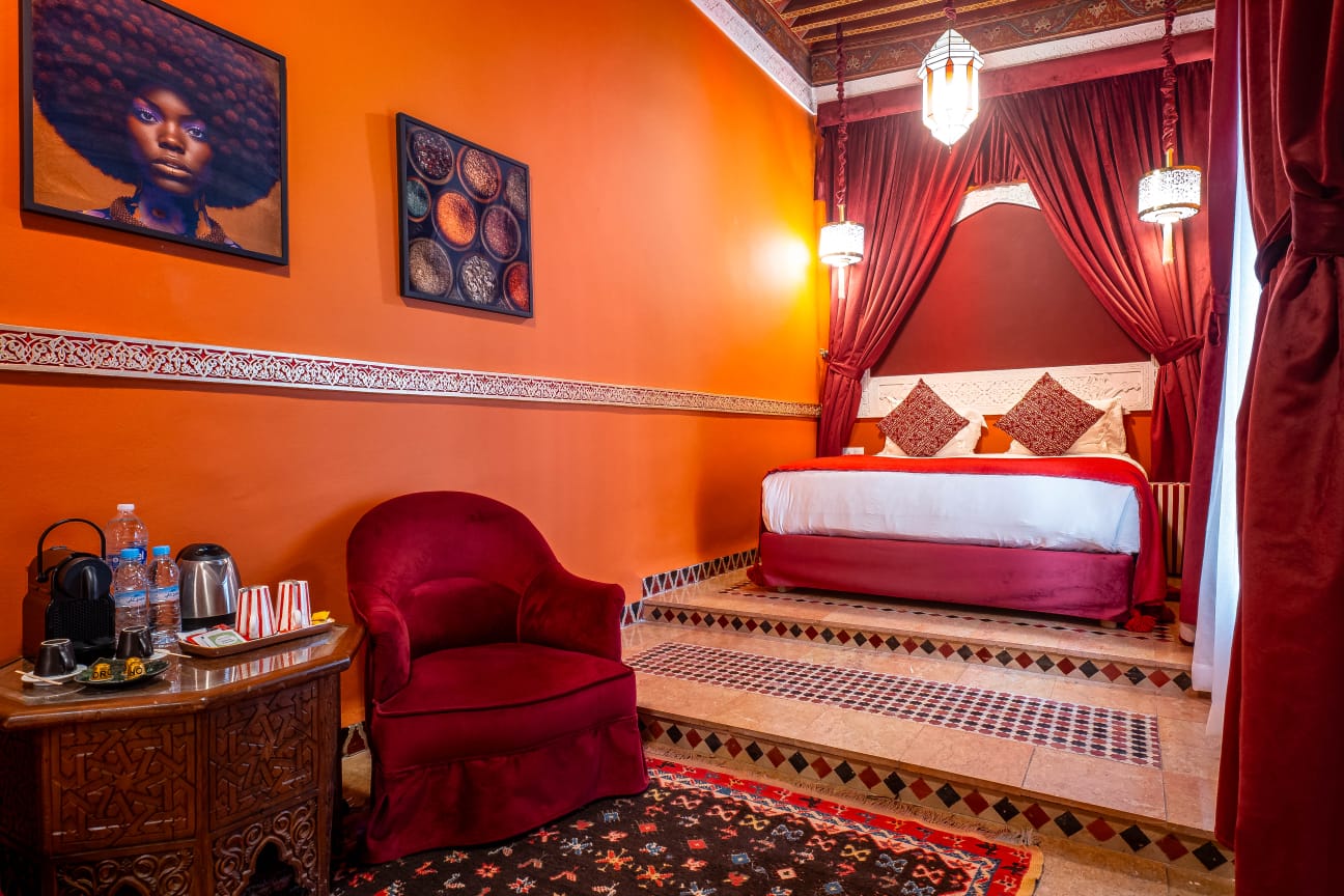 Royal Suite interior, Riad Dar Alhambra
