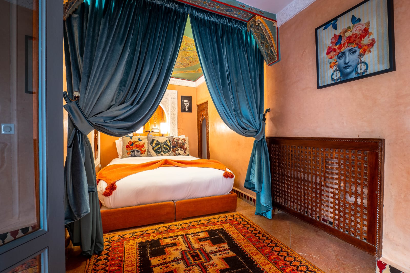 Long Room, a bright restful suite at Riad Dar Alhambra, Marrakech