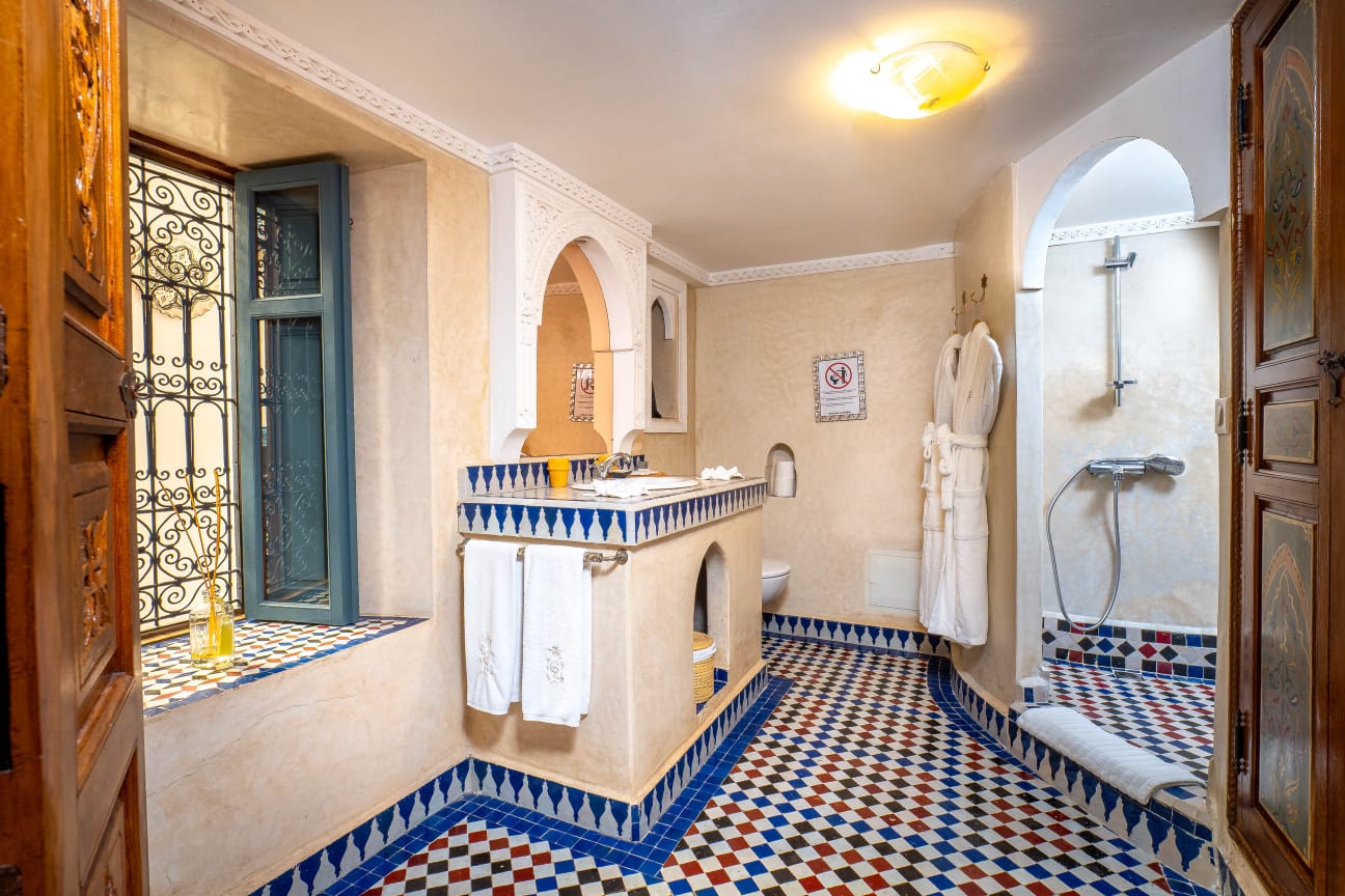 Dunes Suite interior, Riad Dar Alhambra