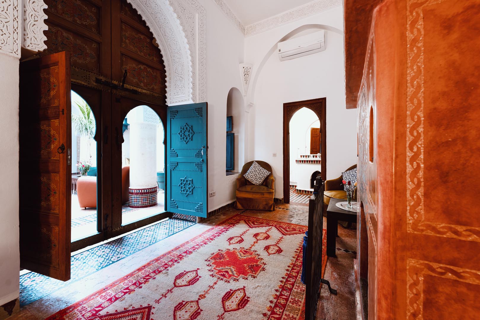 Chaouen Suite interior, Riad Dar Alhambra