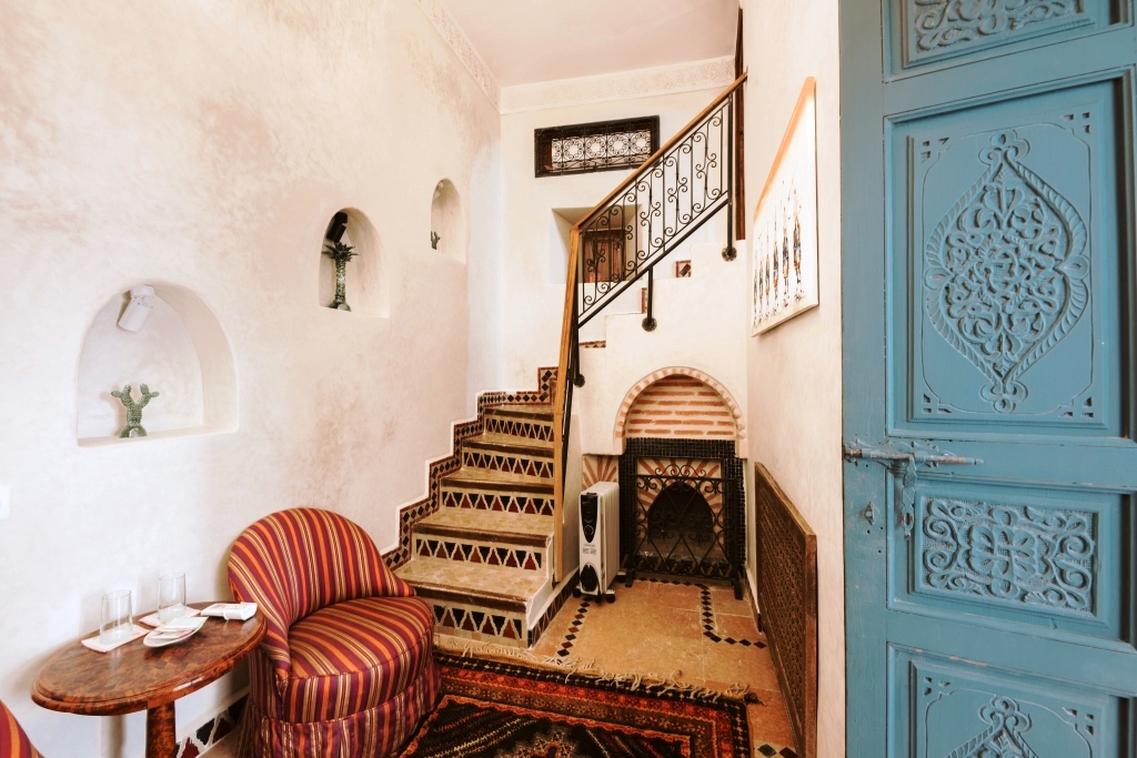 Beldi Room interior, Riad Dar Alhambra