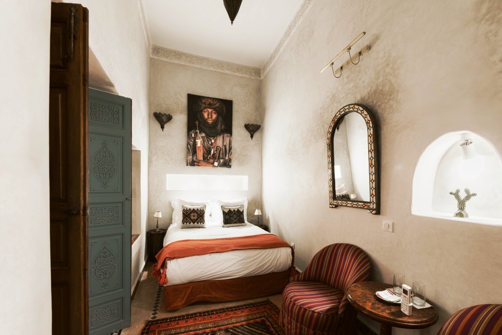 Beldi Room interior, Riad Dar Alhambra